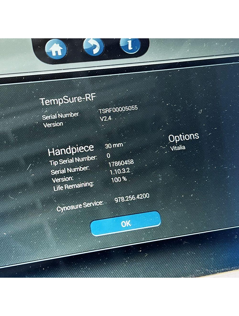 2018 Cynosure Ellman TempSure RadioFrequency Vitalia Skin Tightening RF Cynosure