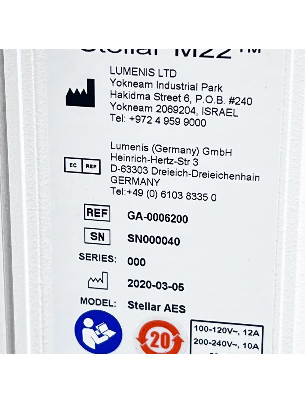 2020 Lumenis Stellar M22 IPL Hair Removal Skin Rejuvenation ResurFX Laser HR Lumenis