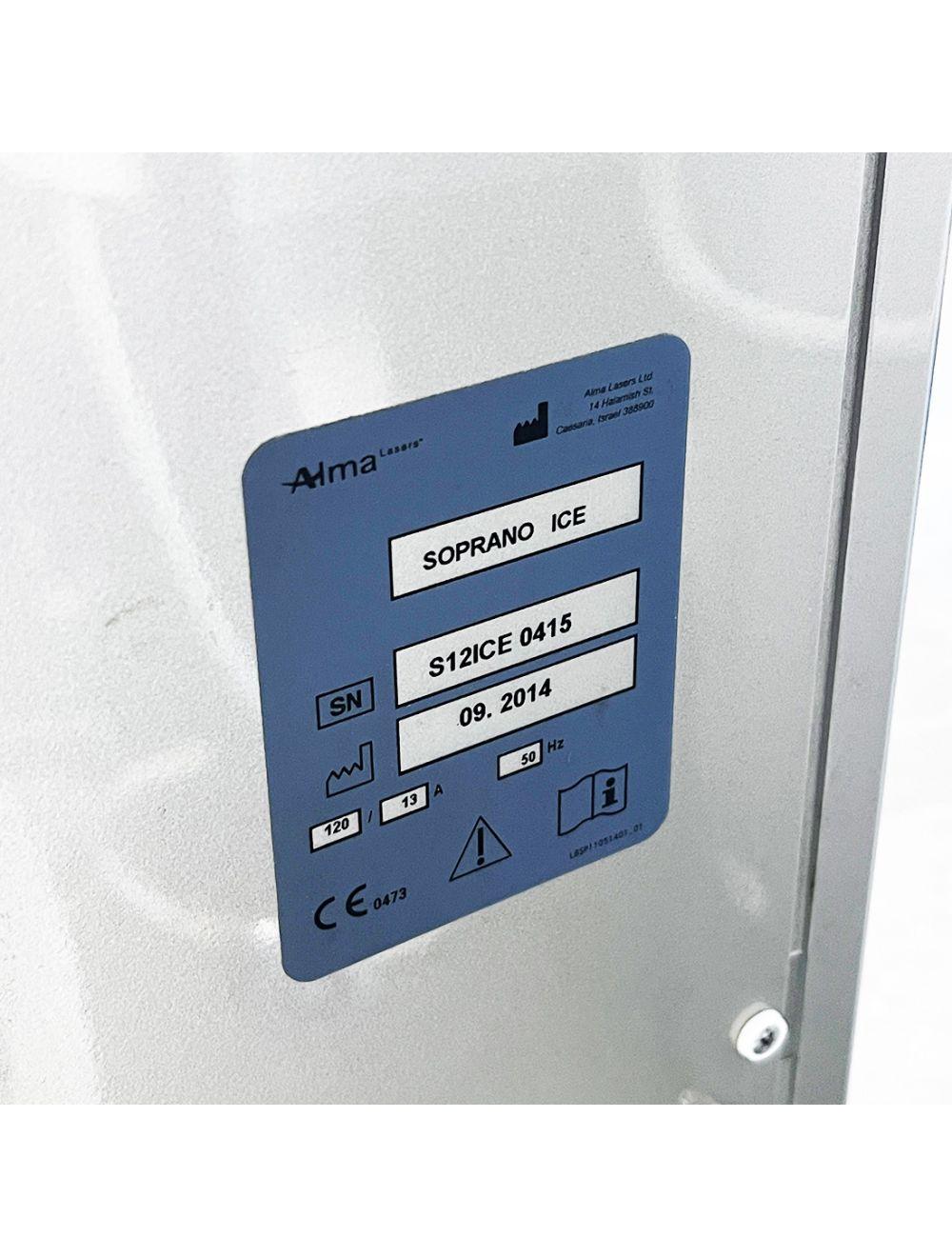 2014 Alma Lasers Soprano ICE Laser Hair Removal System NIR 755nm LOW SHOTS! Alma