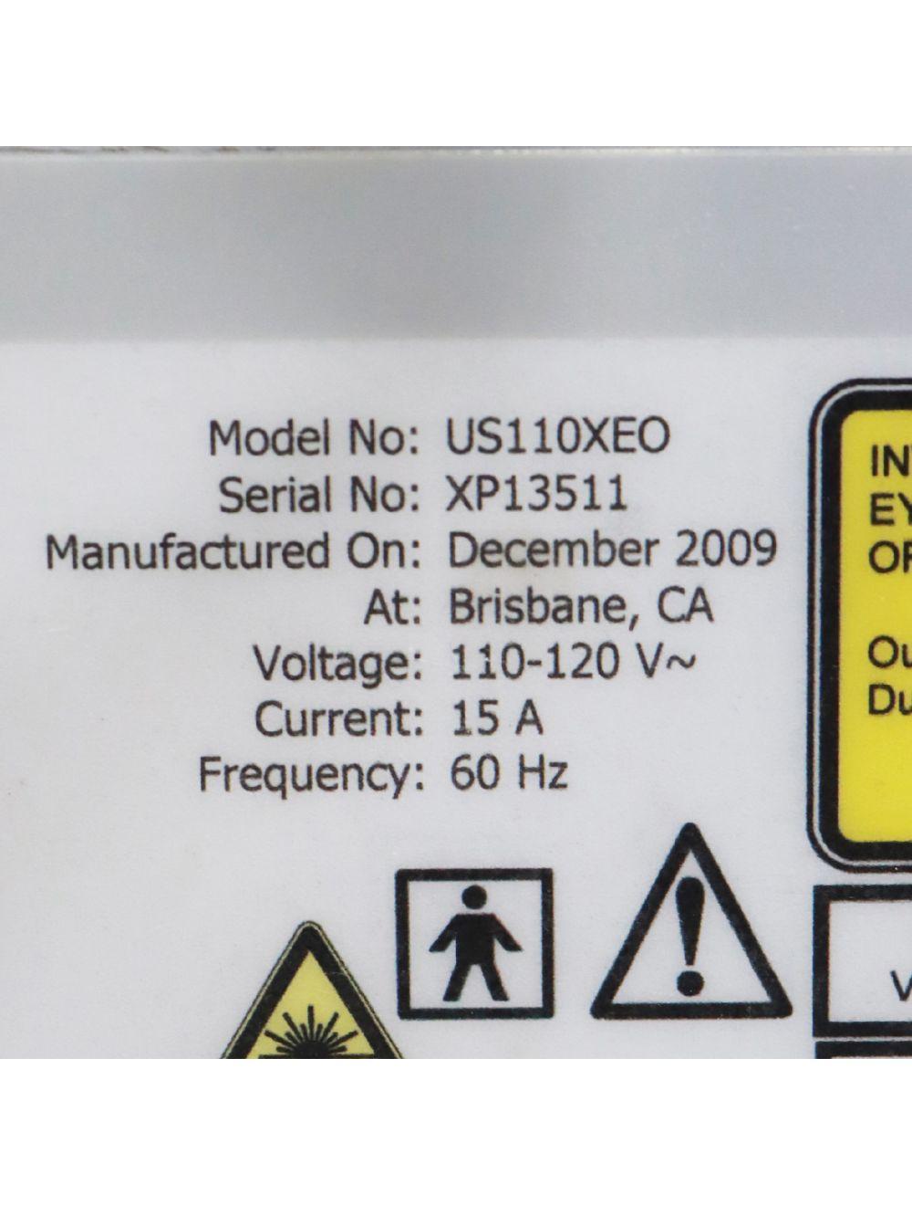 2009 Cutera Xeo Skin Resurfacing Nd: YAG Laser 1064nm Laser System US110XEO Cutera