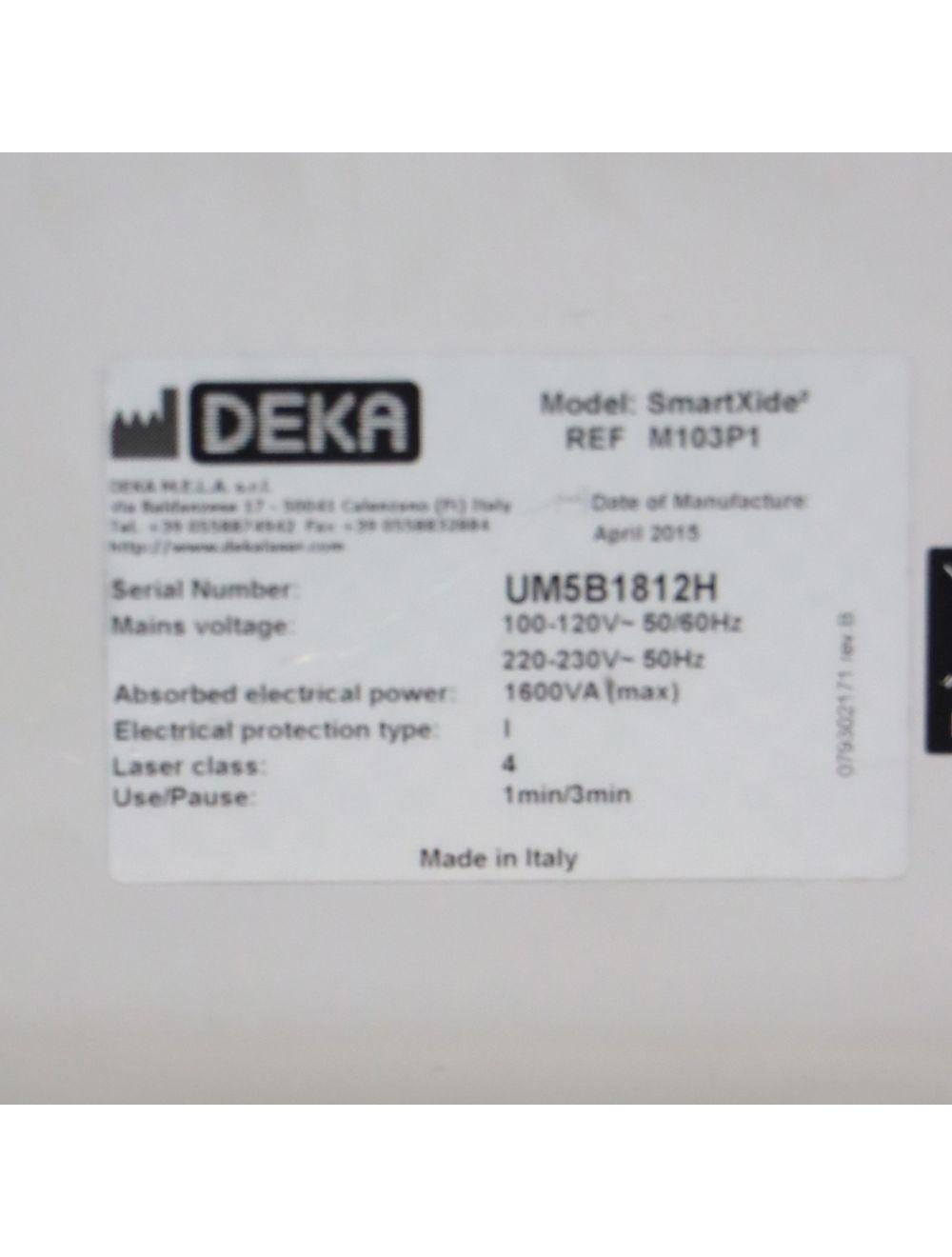 2015 DEKA Smartxide 2 MonaLisa Touch CO2 Laser System M103P1 Sol International Medical