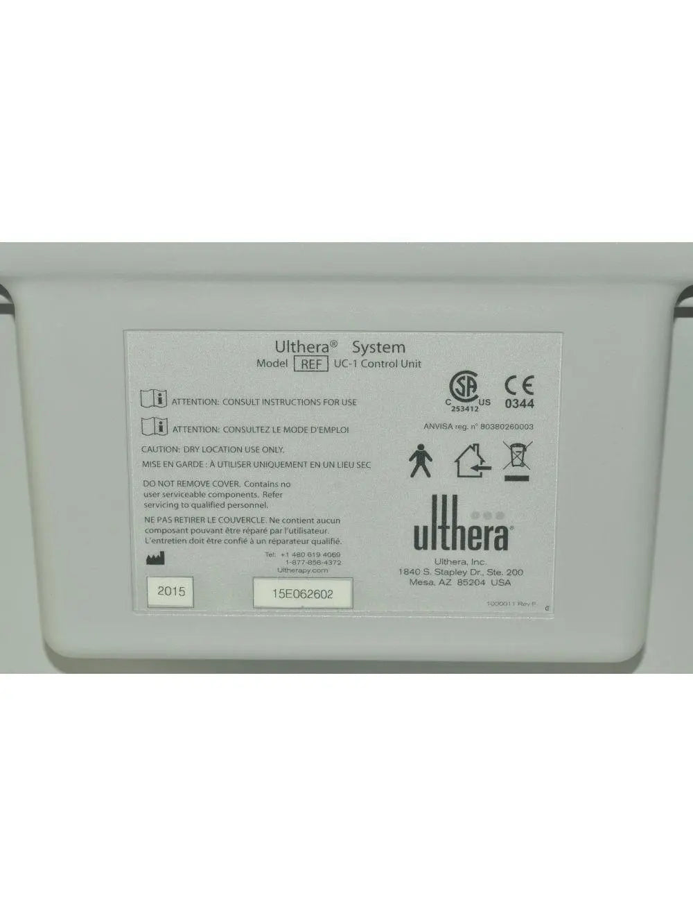 2015 Ulthera Ultherapy DeepSEE Ultrasound Skin Tightening Contouring System Sol International Medical