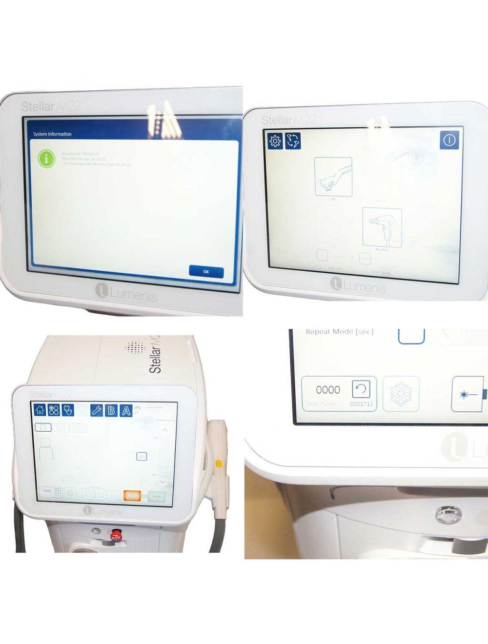 2020 Lumenis Stellar M22 IPL Hair Removal Skin Rejuvenation ResurFX Laser System Lumenis