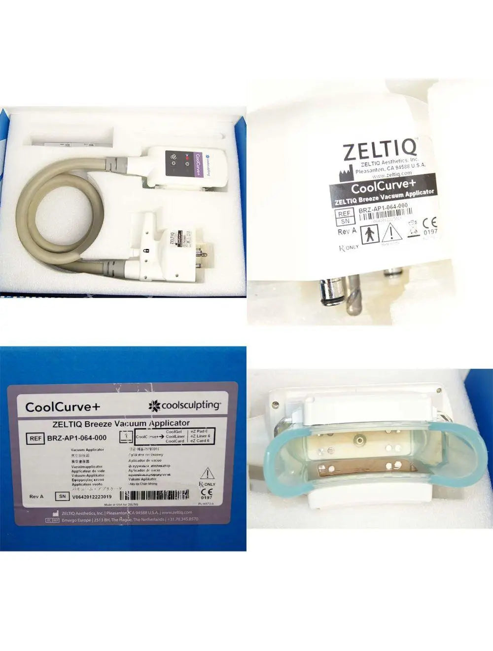 2011 Zeltiq CoolSculpting Body Contouring Fat Reduction System w/ 4 Applicators Zeltiq