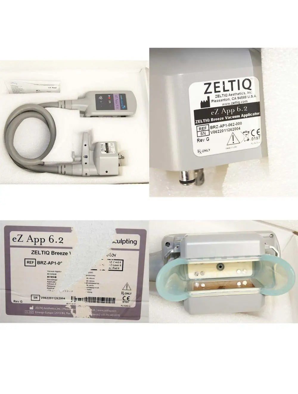 2011 Zeltiq CoolSculpting Body Contouring Fat Reduction System w/ 4 Applicators Zeltiq