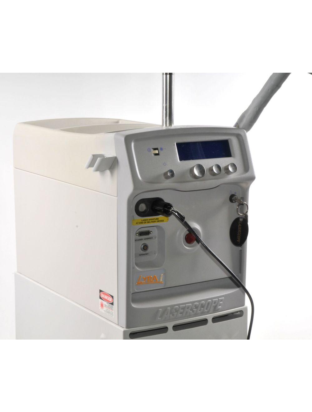 2005 Laserscope Lyra i Nd Yag Hair Removal Skin Rejuvenation Vascular Lesions Sol International Medical