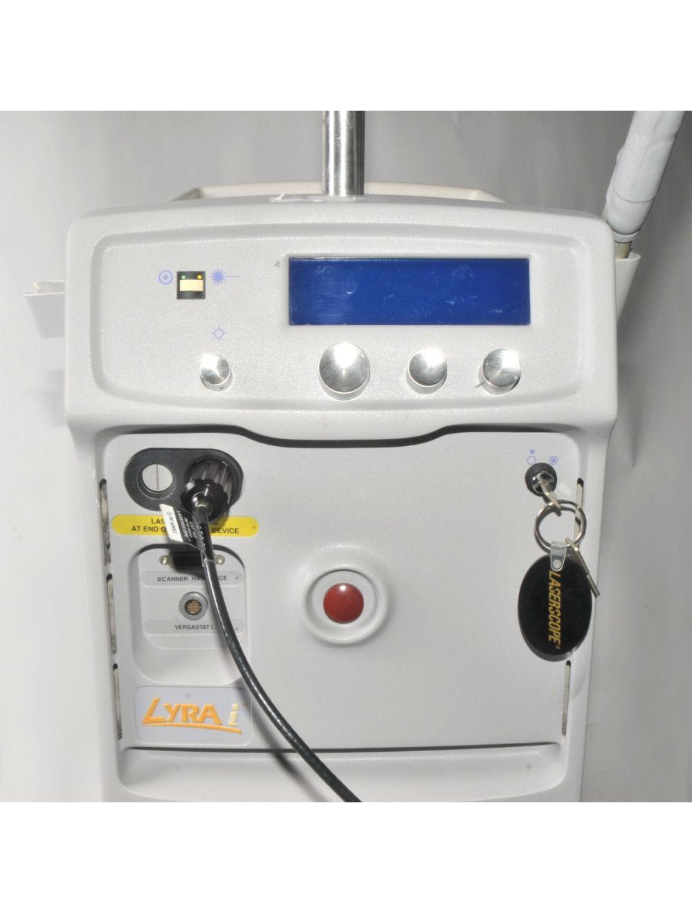 2005 Laserscope Lyra i Nd Yag Hair Removal Skin Rejuvenation Vascular Lesions Sol International Medical