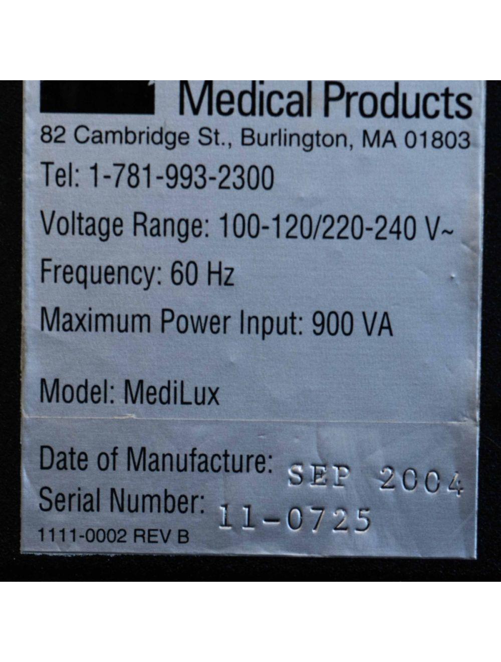 2004 Palomar MediLux IPL Cosmetic Laser System - With Lux G, RS, Y Handpieces Palomar
