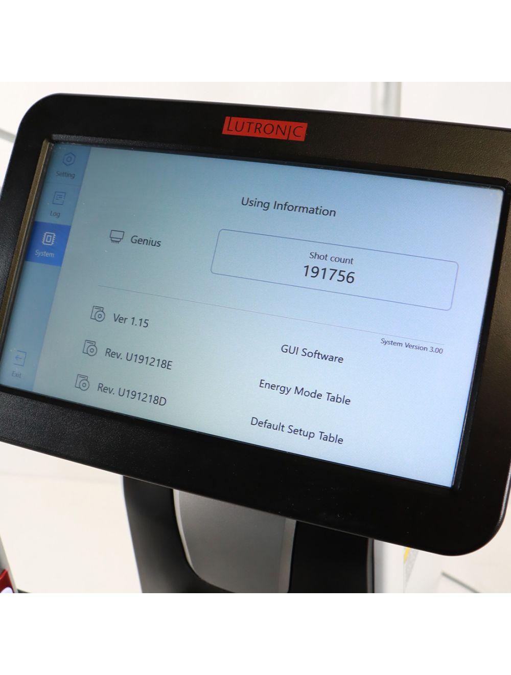 2022 Lutronic Genius Intelligent Focused Radio Frequency RF Mirconeedling System Lutronic