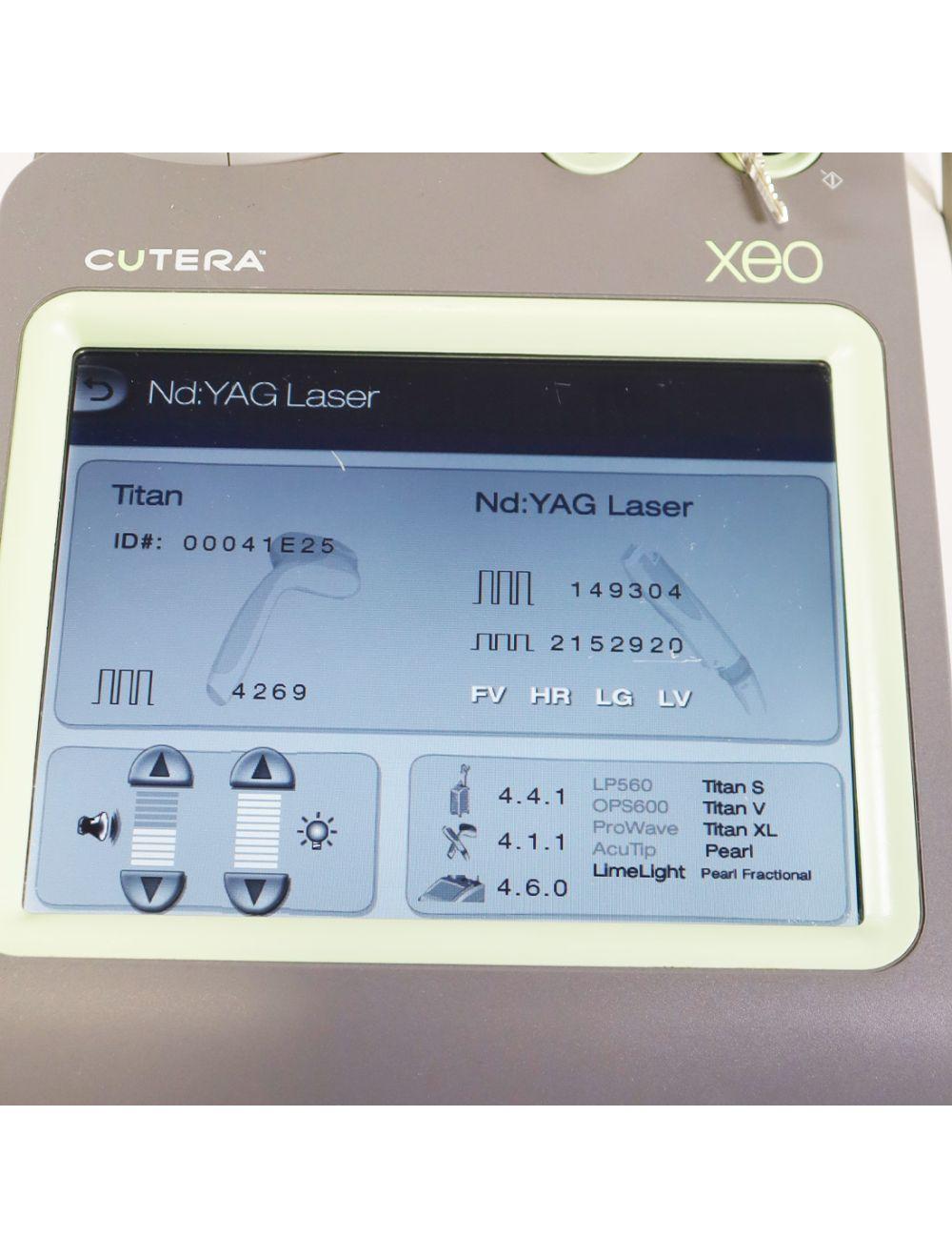 2013 Cutera XEO Nd: YAG Titan V Titan XL Pearl Pearl Fractional System Cutera