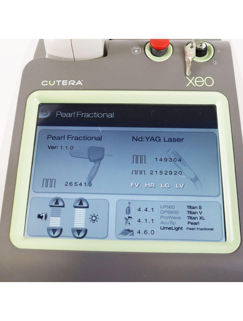 2013 Cutera XEO Nd: YAG Titan V Titan XL Pearl Pearl Fractional System Cutera
