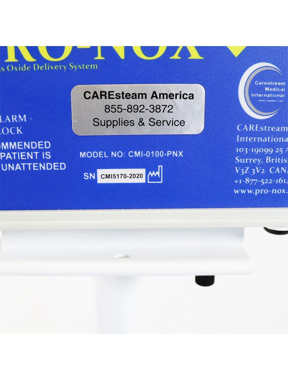 Pro-Nox Nitrous Oxide Delivery System Pain / Anxiety Relief Aesthetic PRONOX PNX Sol International Medical