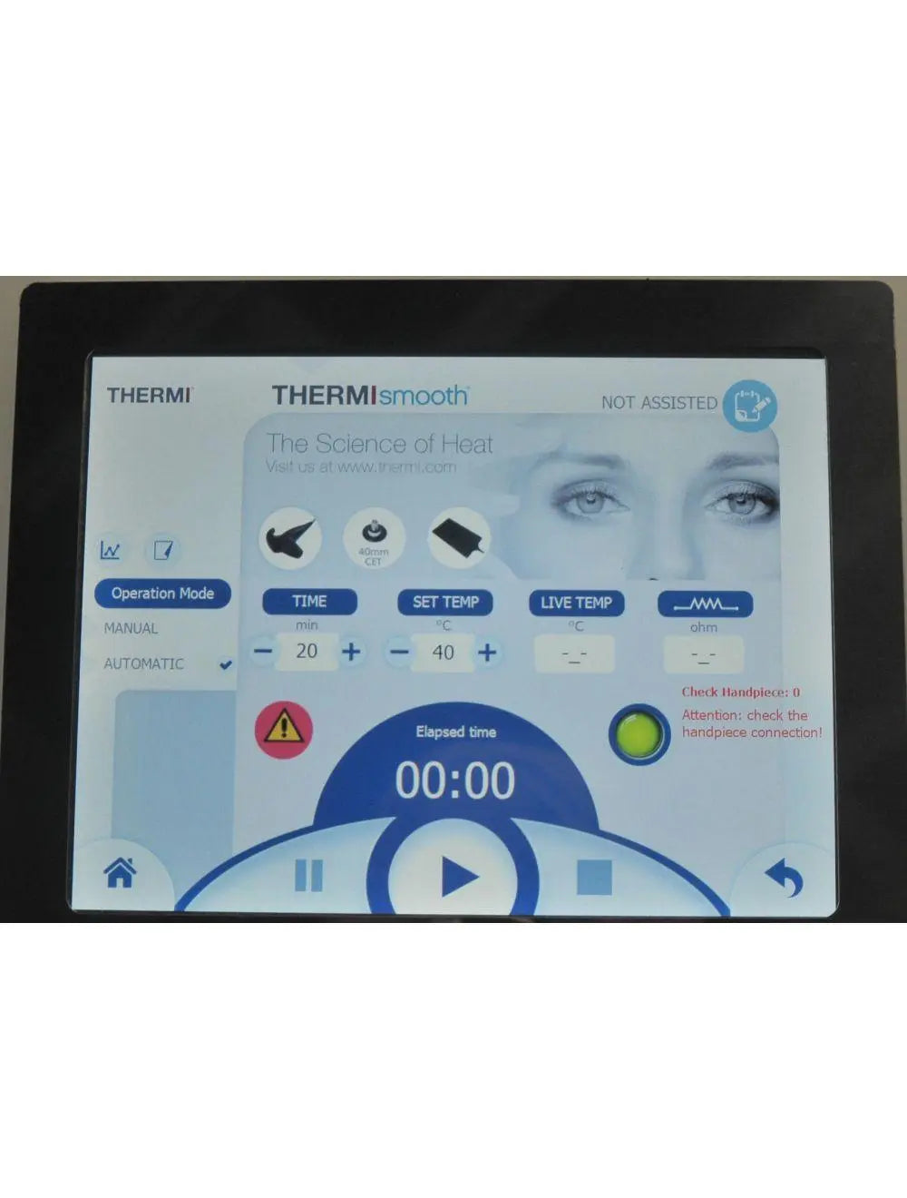 2017 ThermiAesthetics Thermi250 RF Cellulite Reduction Skin Tightening Face Body Sol International Medical