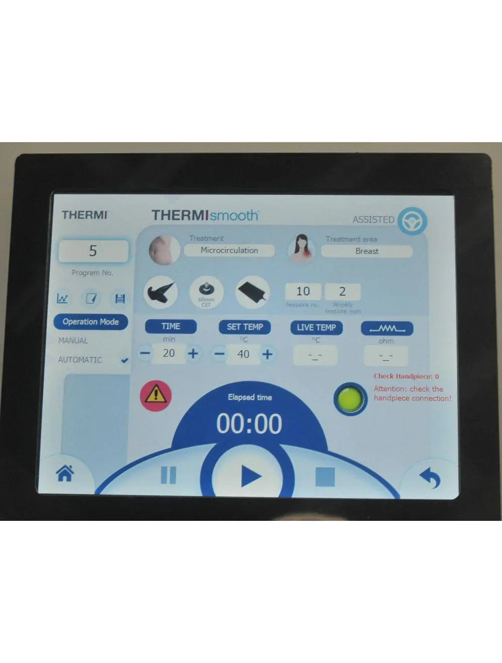 2017 ThermiAesthetics Thermi250 RF Cellulite Reduction Skin Tightening Face Body Sol International Medical