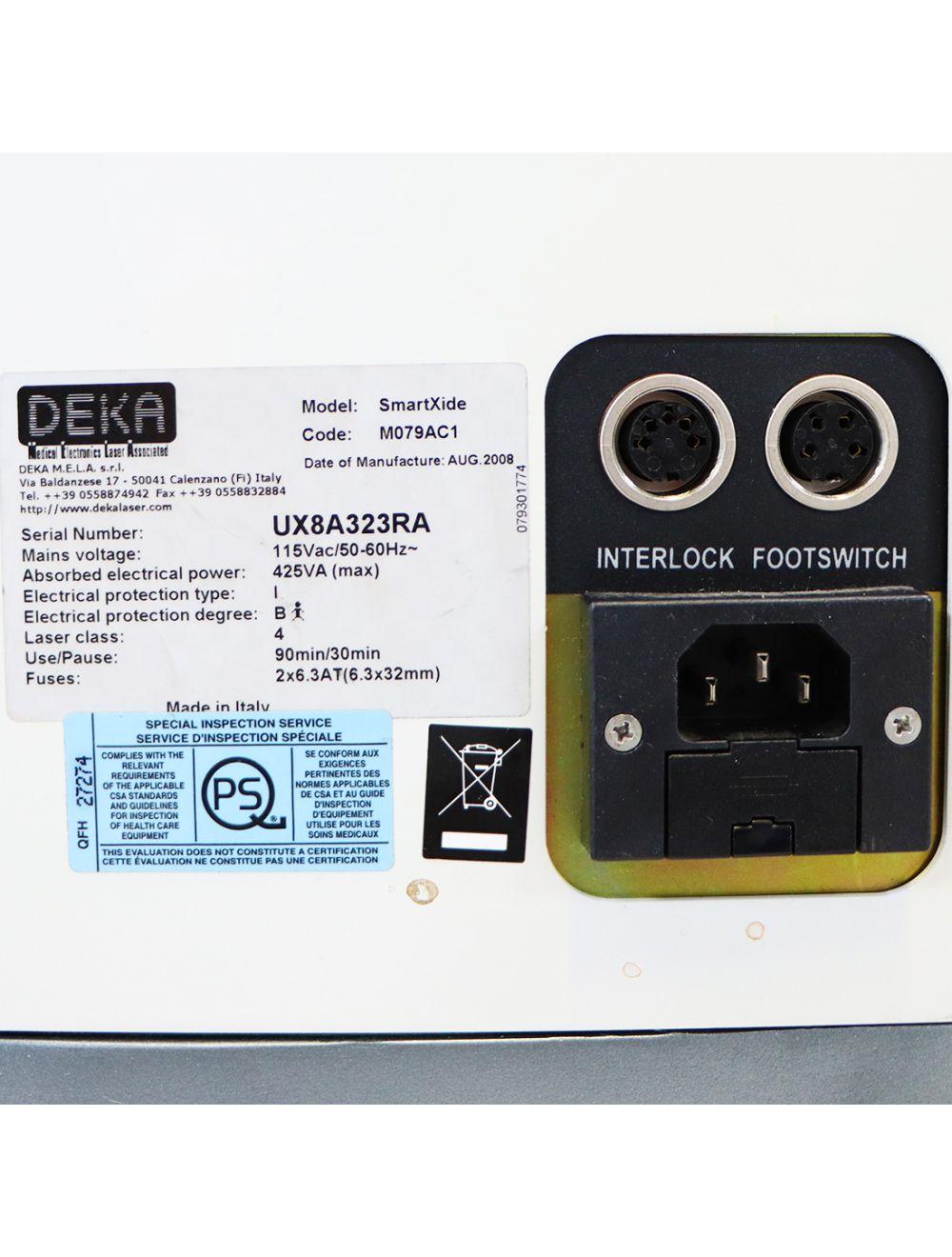 2008 DEKA SmartXide CO2 Aesthetic Laser System M079AC1 - NEW CO2 Glass Tube - Sol International Medical