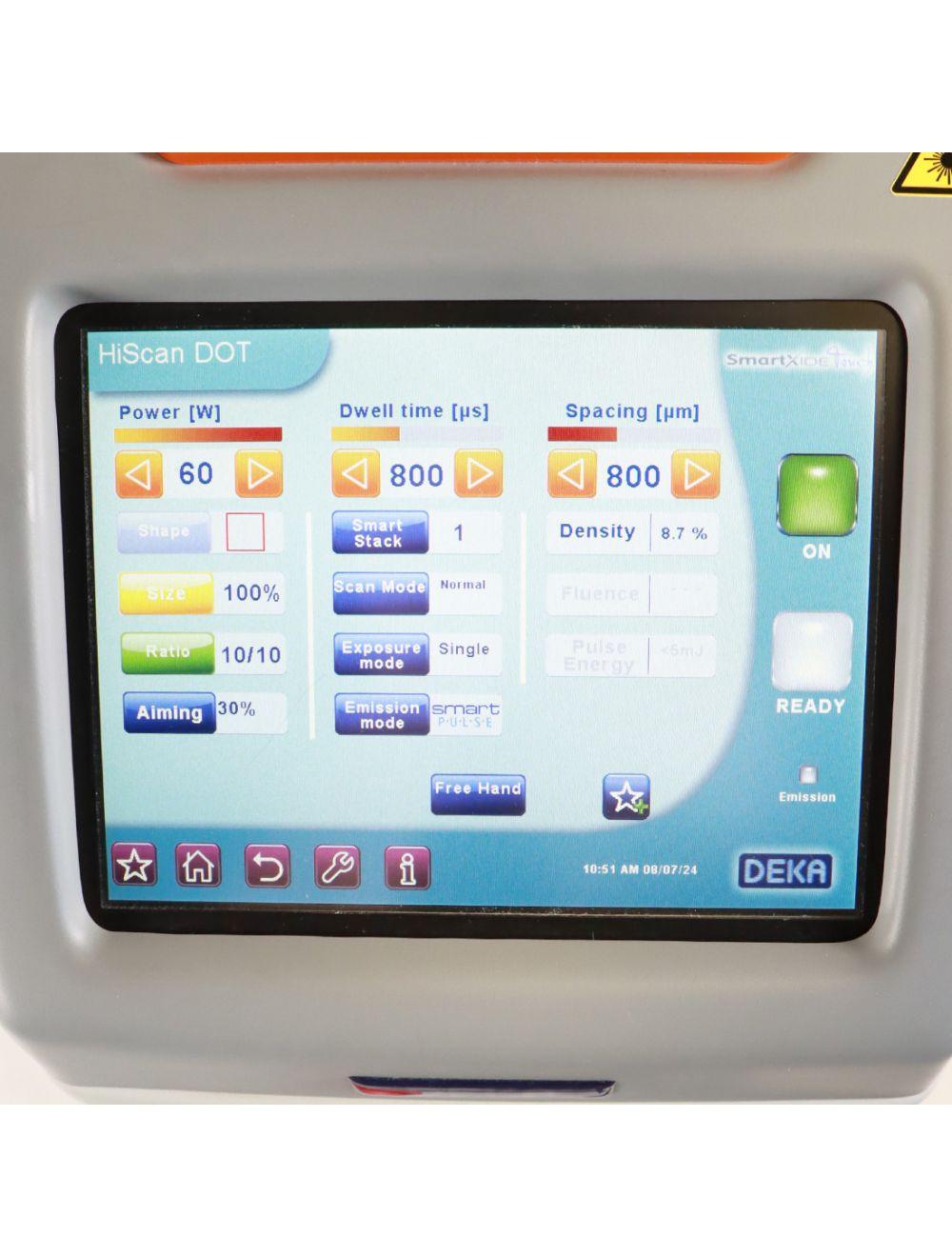 2018 DEKA SmartXide Touch C60 CO2 HI-Scan Dot Laser System M110C1 Sol International Medical