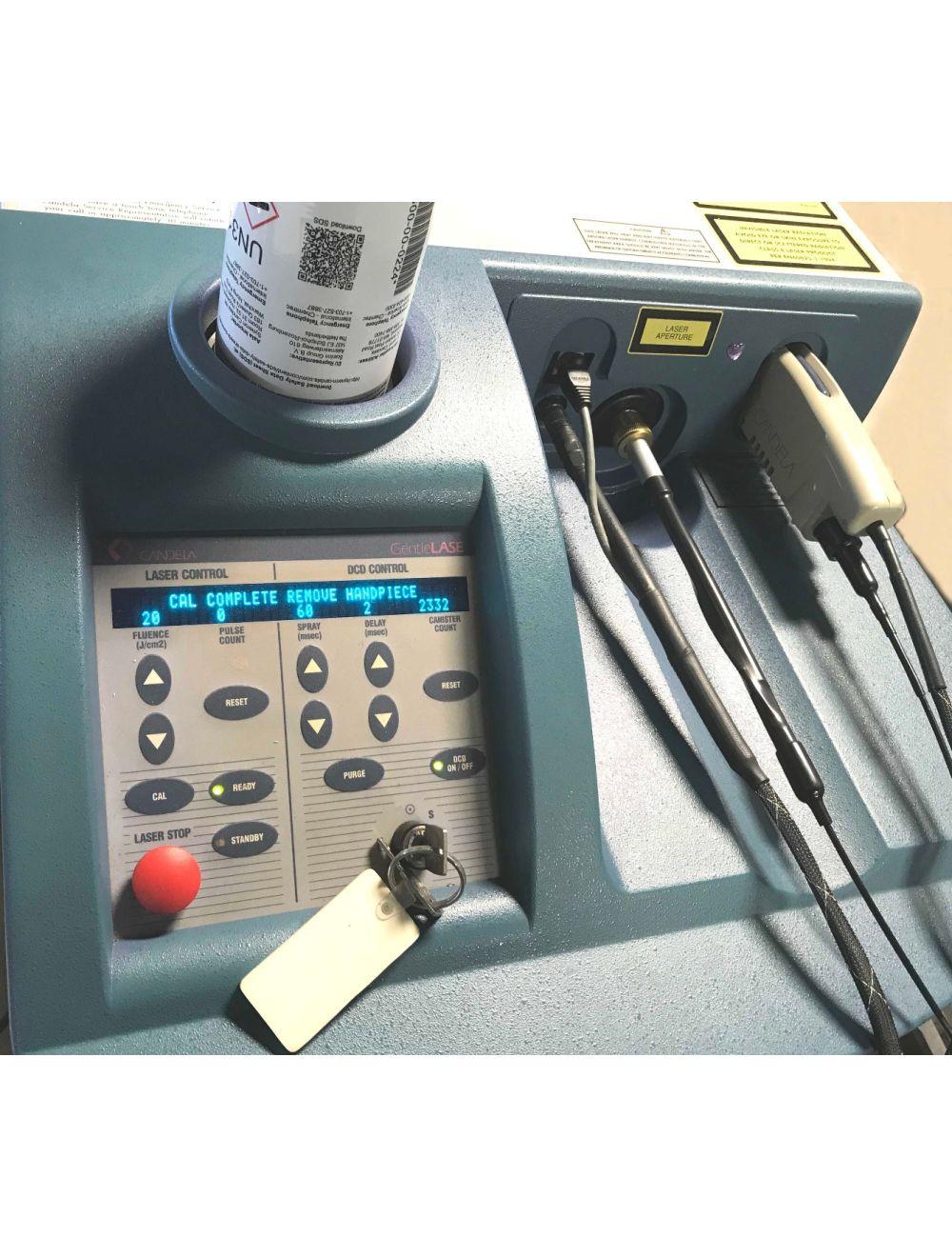 1999 Candela GentleLASE Plus 755nm 8-10-12 Alexandrite Laser Hair Removal Alex Candela