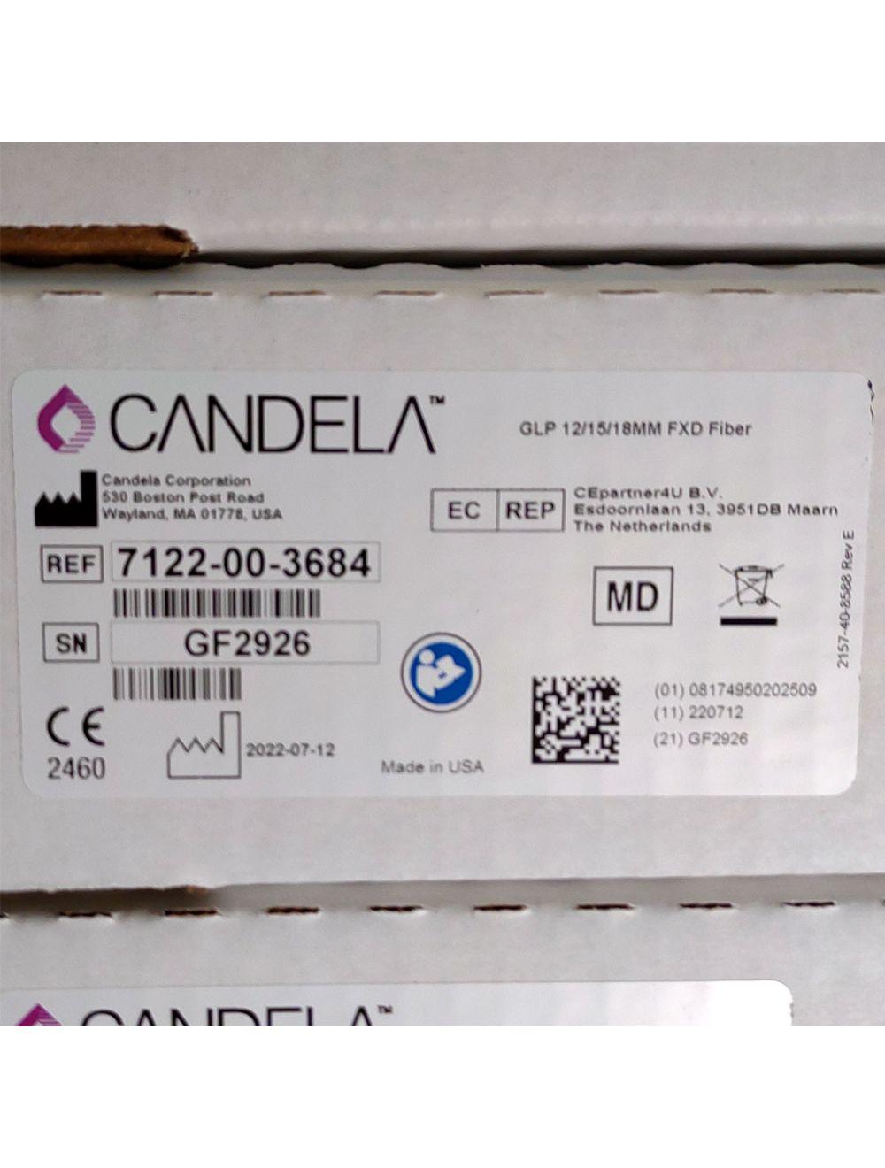 Candela GentleLase Plus Fiber Assembly 12/15/18mm Factory NEW 7122-00-3684 (GF2926) Candela