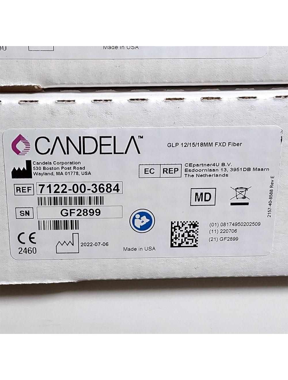 Candela GentleLase Plus Fiber Assembly 12/15/18mm Factory NEW 7122-00-3684 (GF2899) Candela