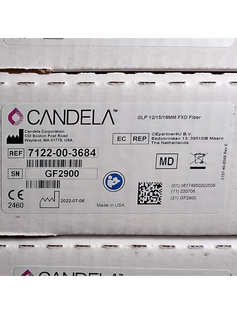 Candela GentleLase Plus Fiber Assembly 12/15/18mm Factory NEW 7122-00-3684 (GF2900) Candela