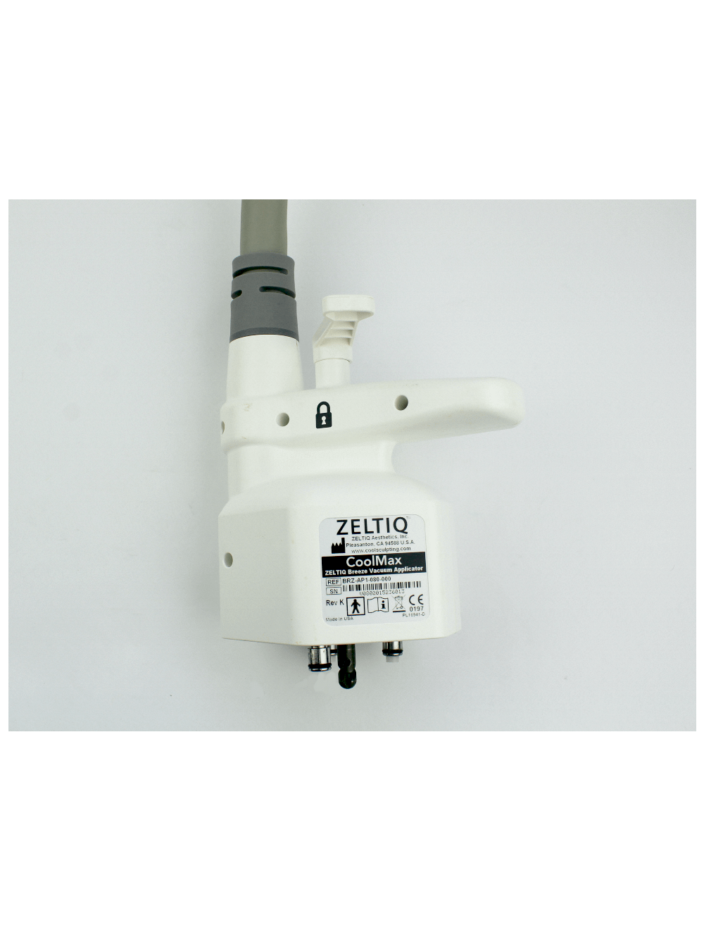 Zeltiq CoolSculpting CoolMax Breeze Vacuum Applicator BRZ-AP1-080-000 HP 2015 Zeltiq