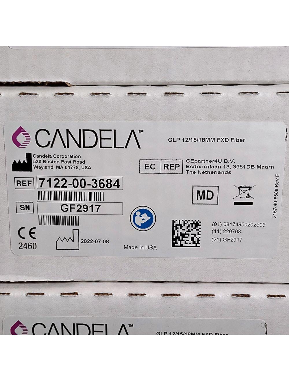 Candela GentleLase Plus Fiber Assembly 12/15/18mm Factory NEW 7122-00-3684 (GF2917) Candela