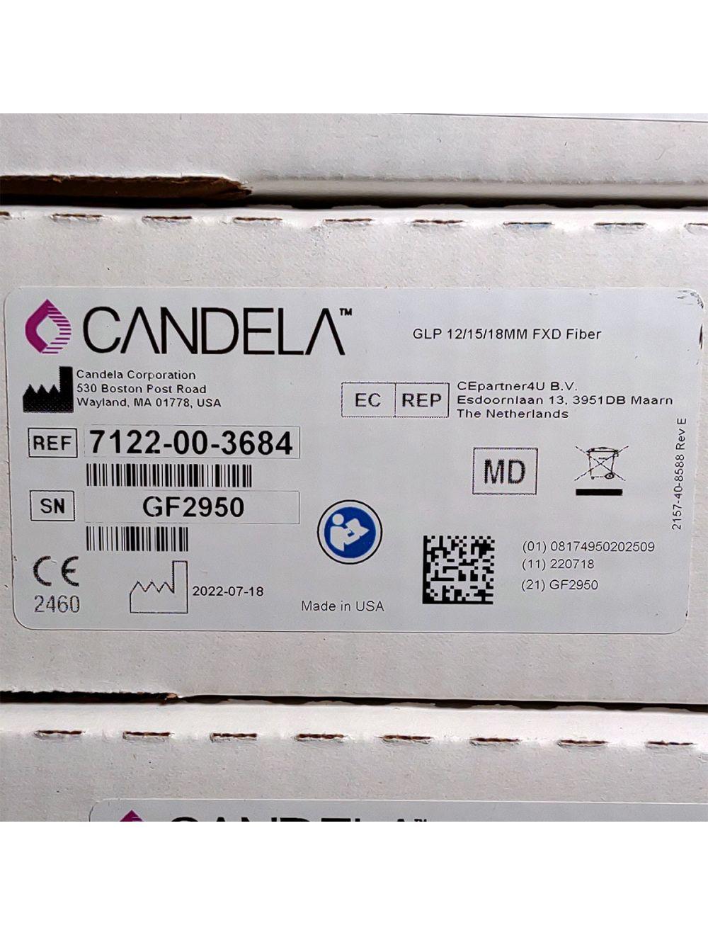 Candela GentleLase Plus Fiber Assembly 12/15/18mm Factory NEW 7122-00-3684 (GF2950) Candela