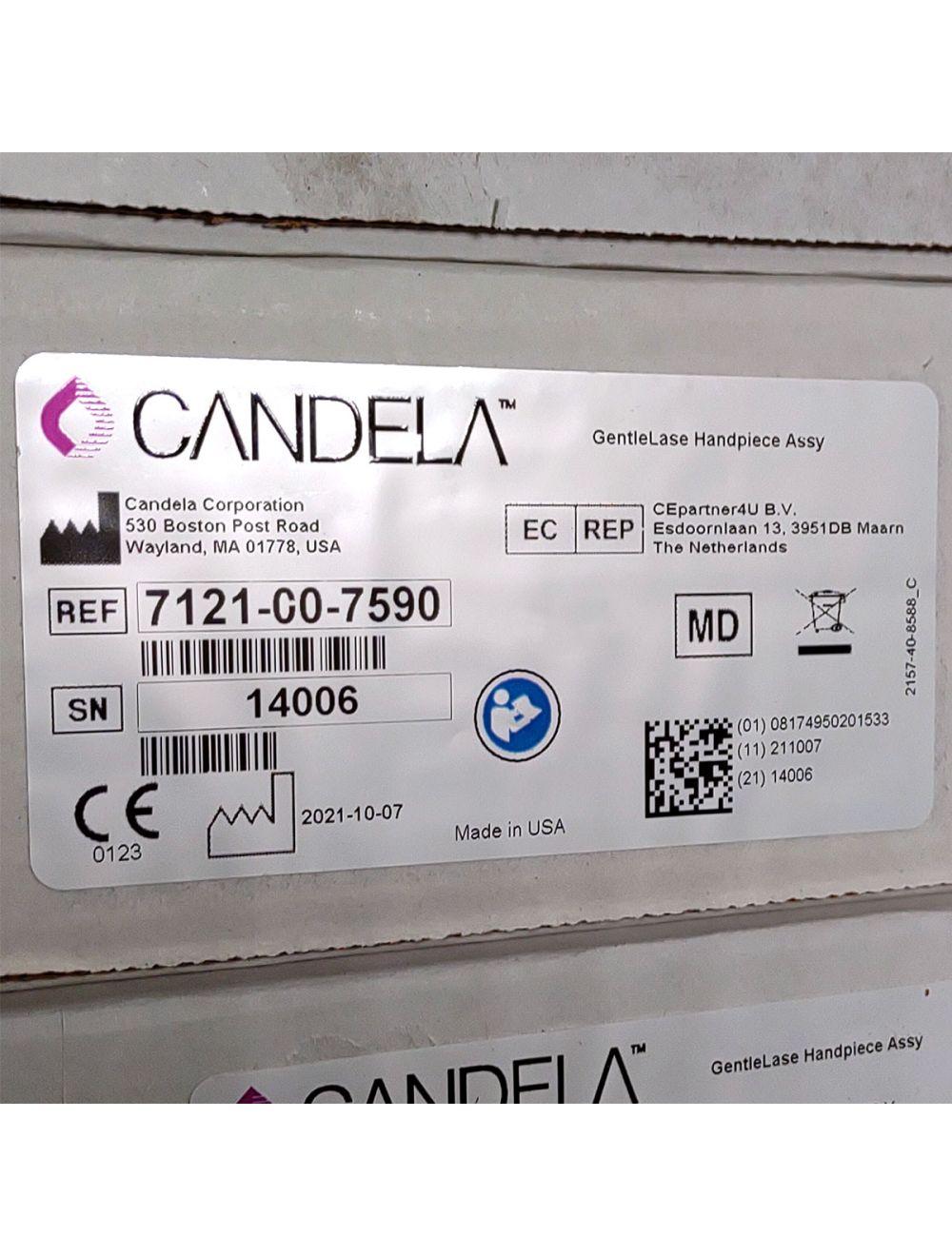 Candela GentleLase Plus Handpiece Assembly No Fiber Factory NEW 7121-00-7590 (14006sn) Candela