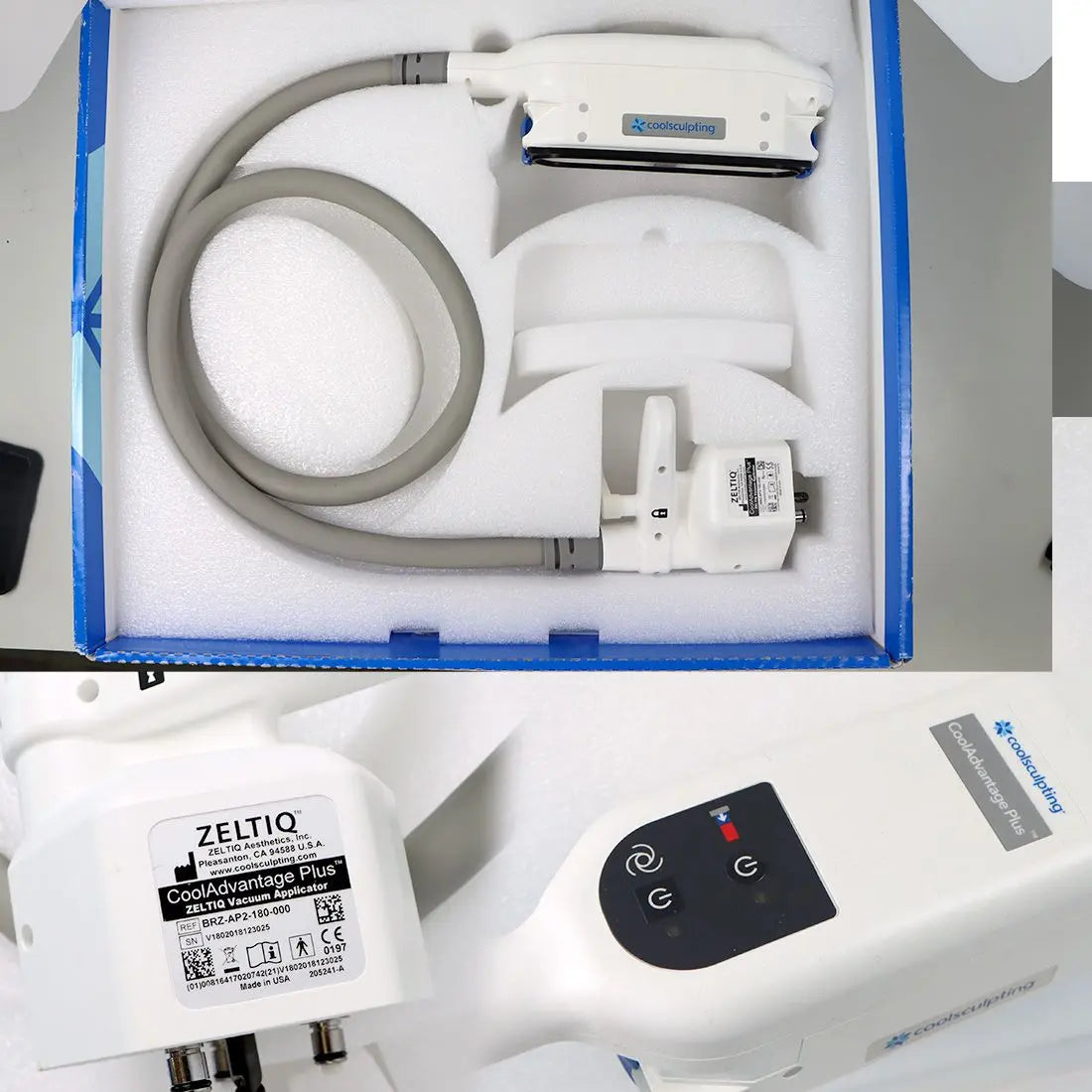 2018 Zeltiq CoolSculpting Body Contouring Fat Reduction System 3 Applicators Zeltiq