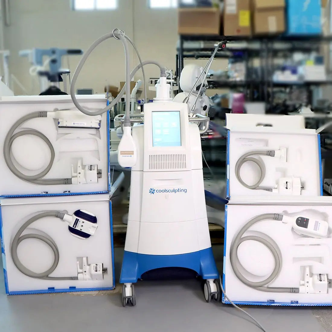 2018 Zeltiq CoolSculpting Body Contouring Fat Reduction System 5 Applicators Zeltiq