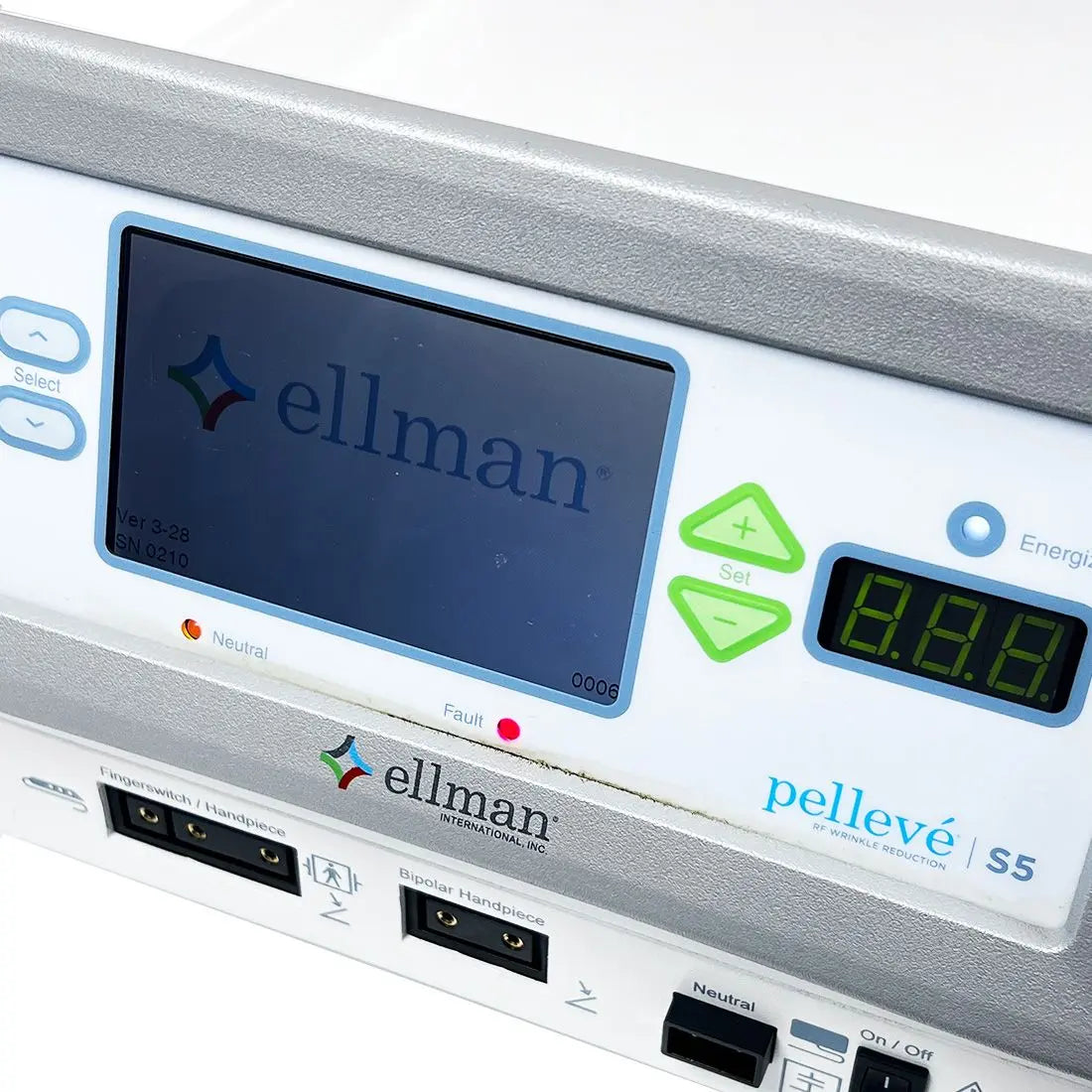 Ellman Pelleve S5 RF Wrinkle Reduction System IEC5P-ST Generator Sol International Medical