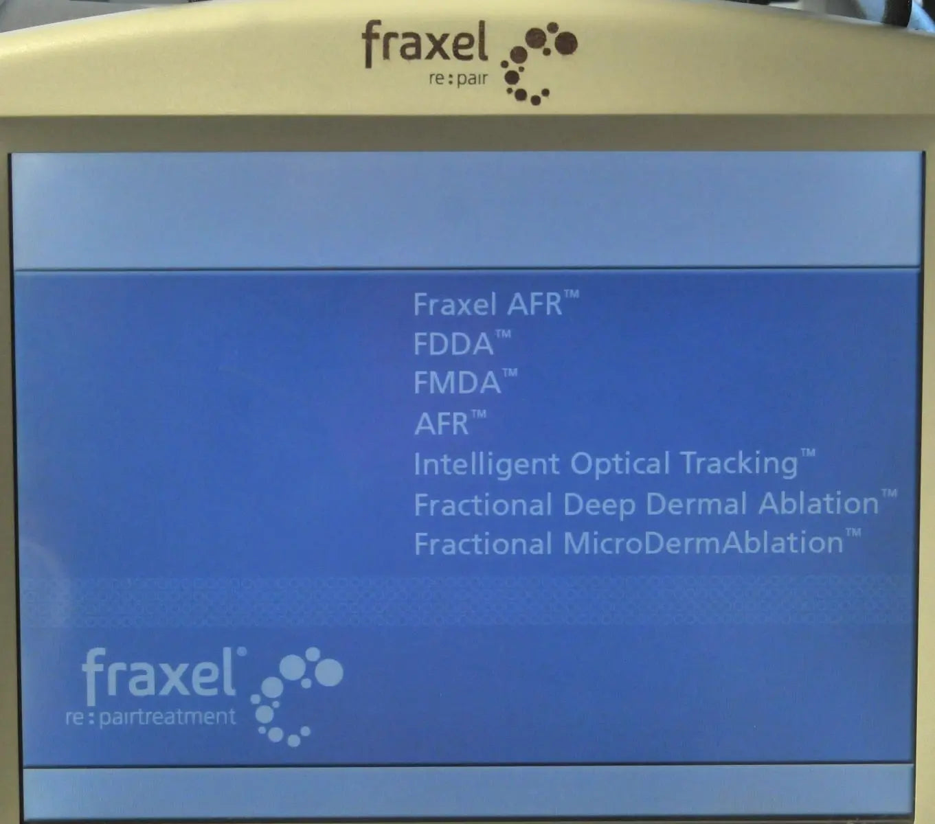 2008 Reliant Fraxel Re:Pair Skin Wrinkle Resurfacing CO2 Fractional Laser System Sol International Medical