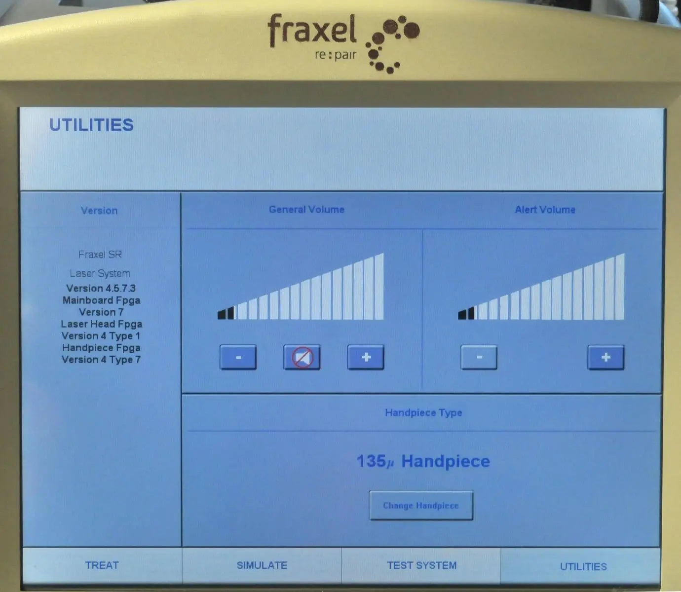 2008 Reliant Fraxel Re:Pair Skin Wrinkle Resurfacing CO2 Fractional Laser System Sol International Medical