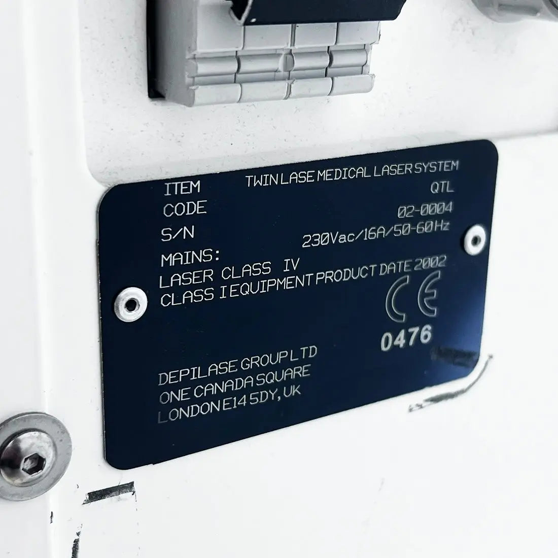 2002 Depilase Twin Laser Ultrawave 11 With YAG and Alex Handpiece Sol International Medical