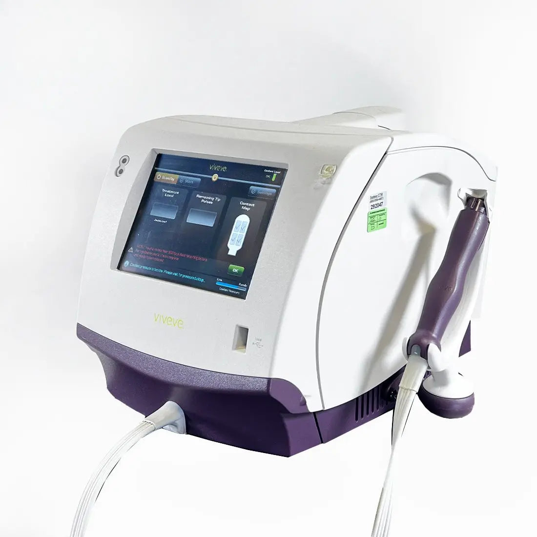 2017 Viveve Console S Feminine Vaginal Rejuvenation RF System VIVGE01S Sol International Medical