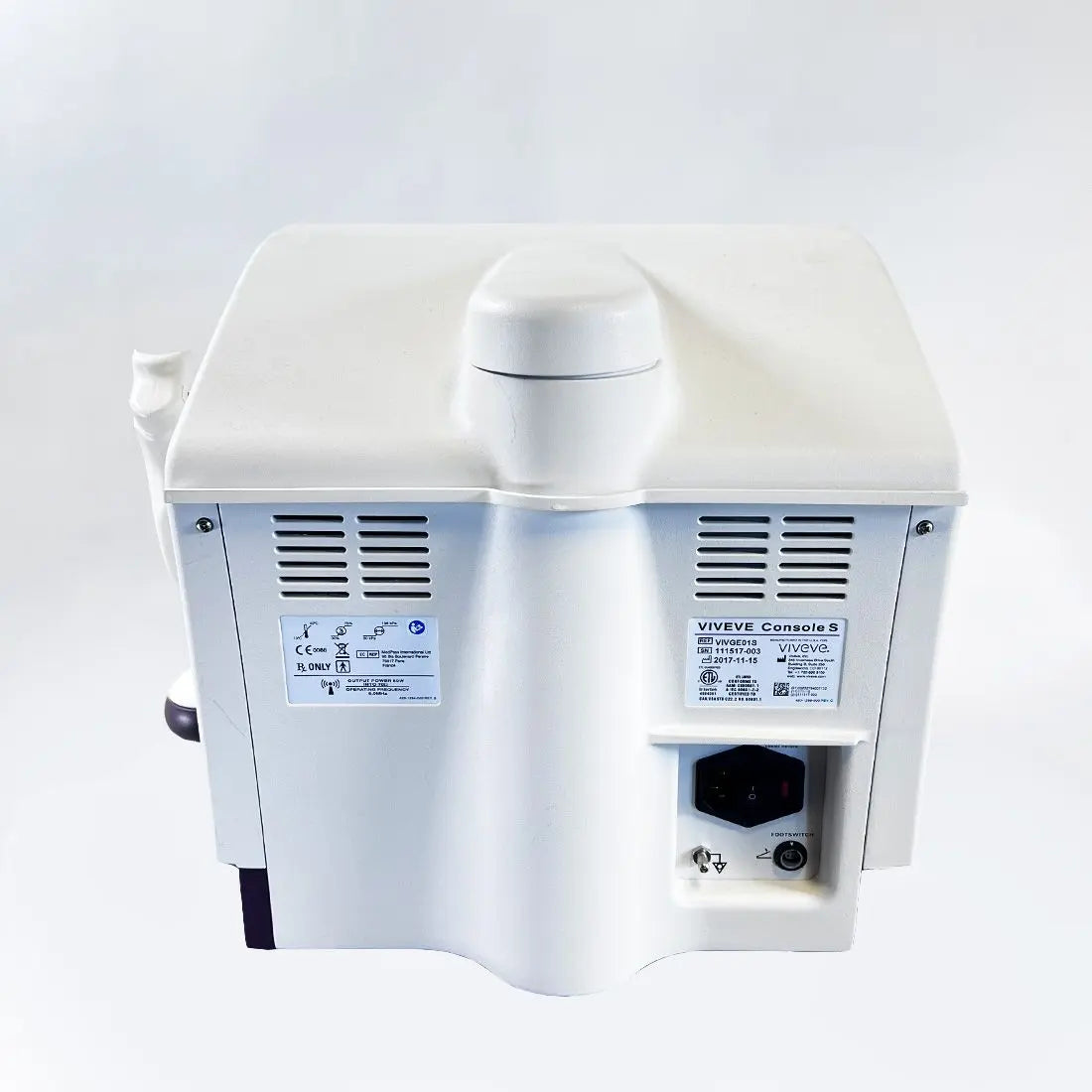 2017 Viveve Console S Feminine Vaginal Rejuvenation RF System VIVGE01S Sol International Medical