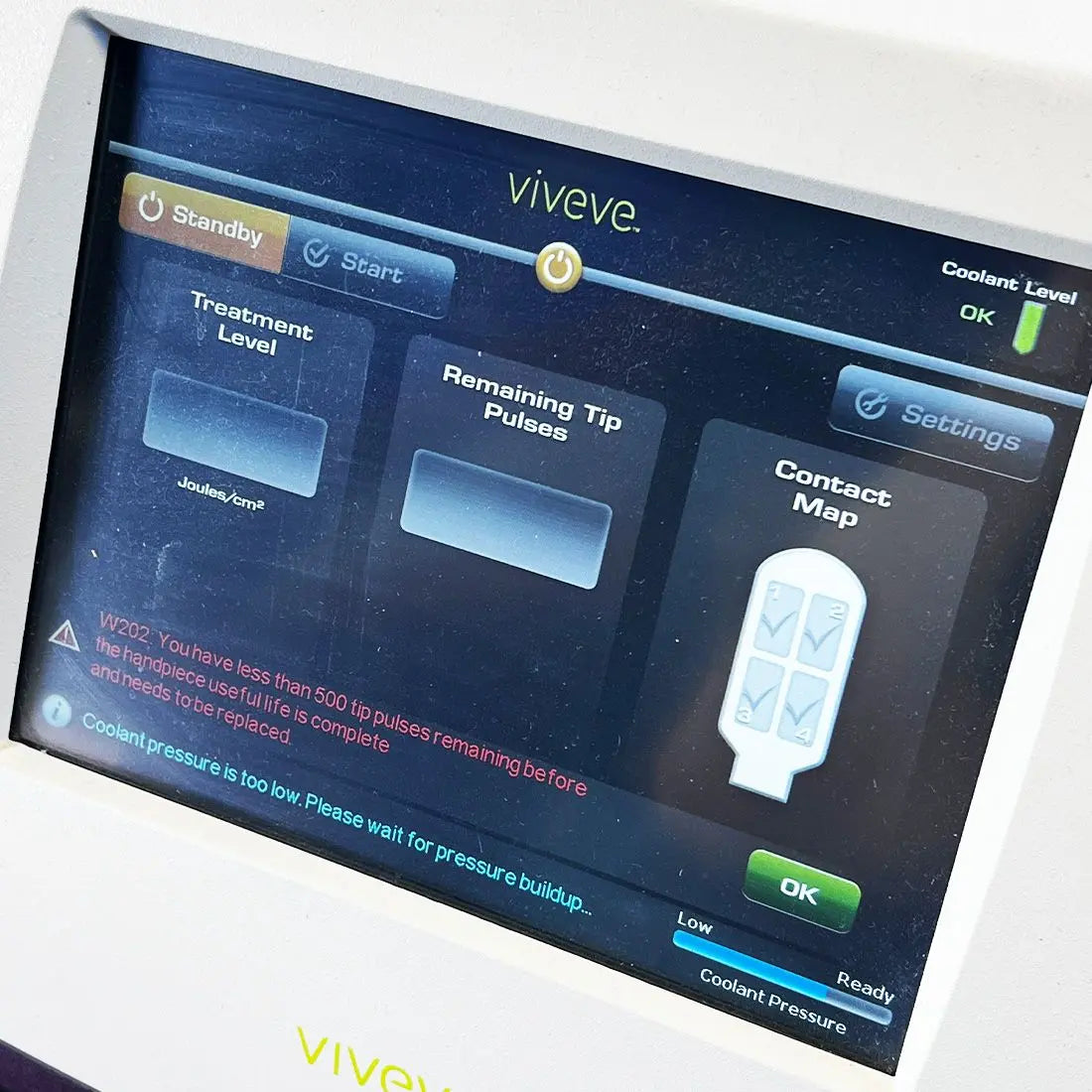 2017 Viveve Console S Feminine Vaginal Rejuvenation RF System VIVGE01S Sol International Medical