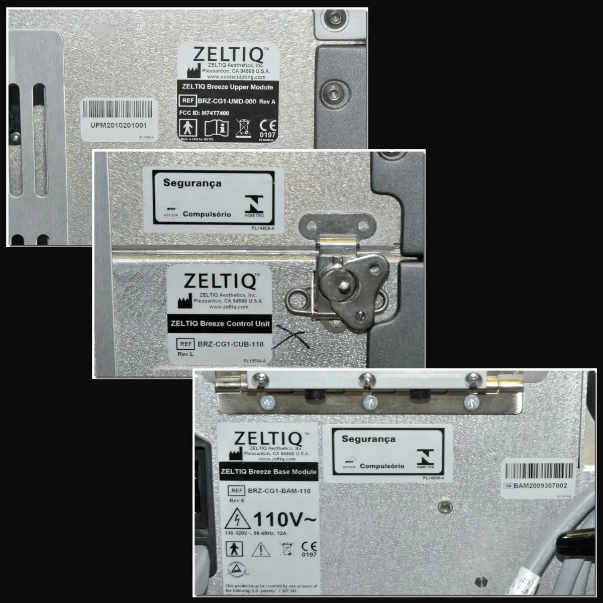 2010 Zeltiq CoolSculpting Body Contouring Cryolipolysis Fat Reduction System Zeltiq